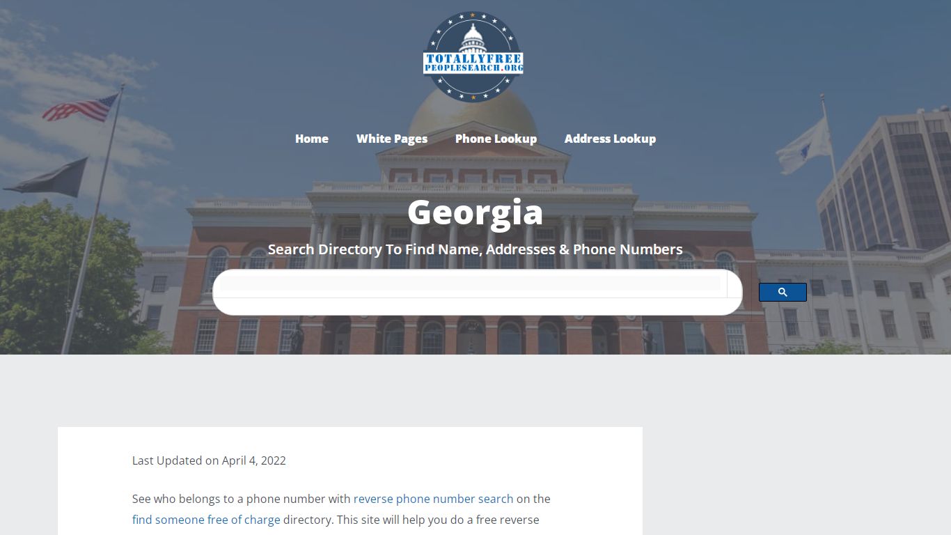 Free Reverse Phone Lookup Georgia, GA